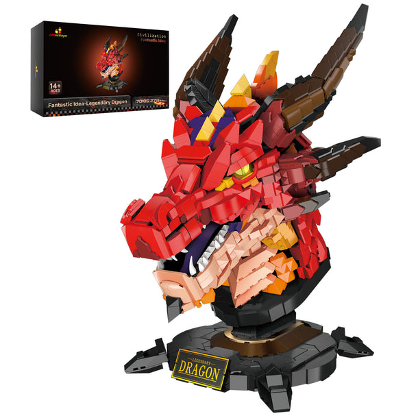 Dragon/Loong Head 70105 | 2713 + PCS