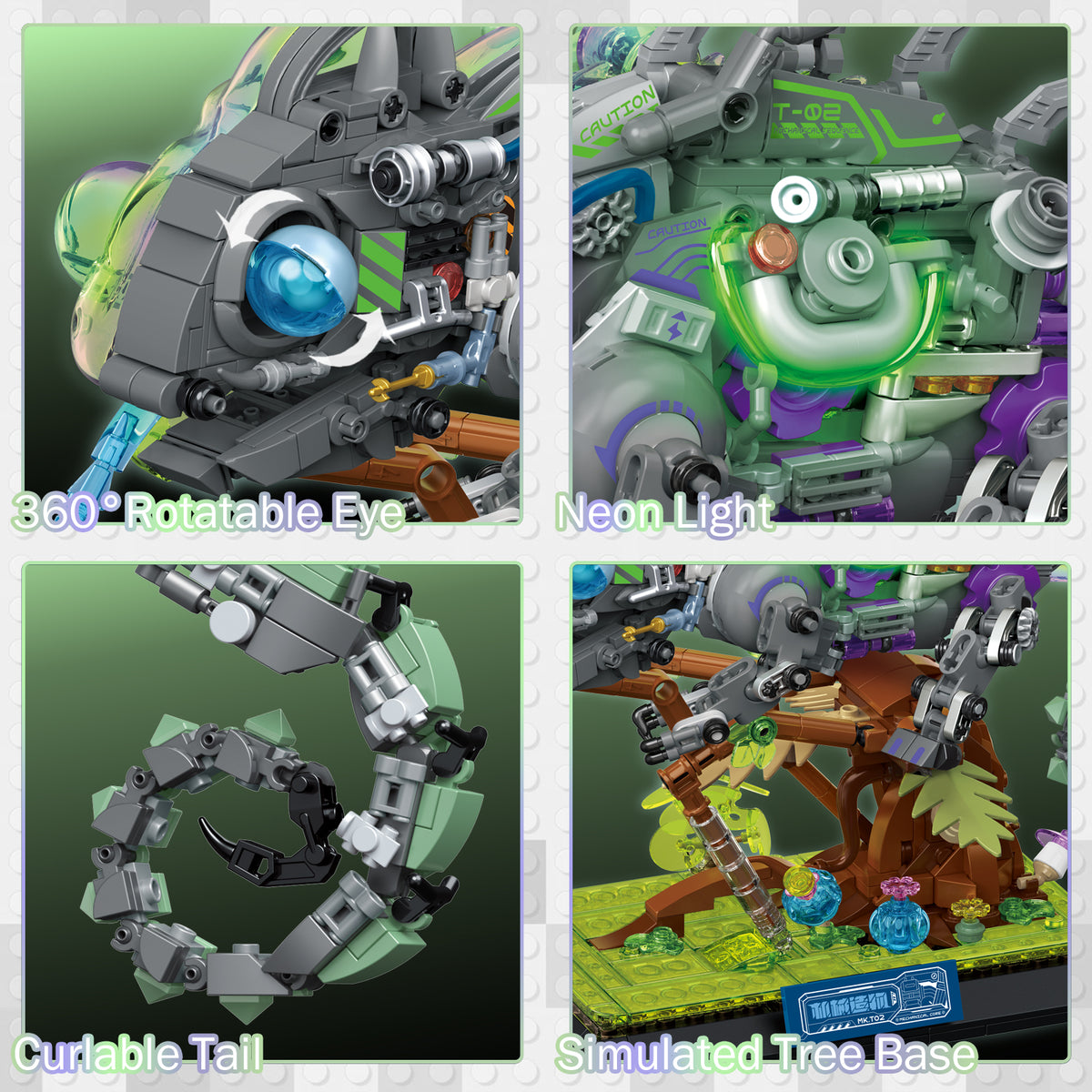 JMBricklayer Mechanical Chameleon Building Blocks 70124 | 827+ PCS ...