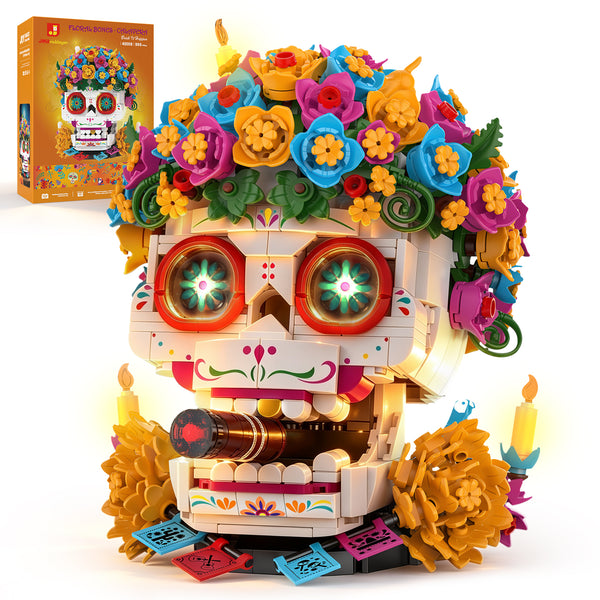 Floral Bones: Calavera 40008 | 986 PCS | Light-Up