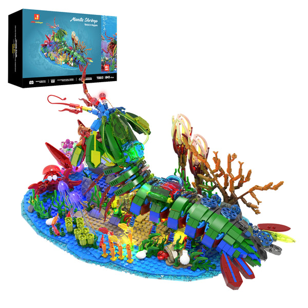 Mantis Shrimp Building Set 70013 | 1843+PCS | 15 LED lights