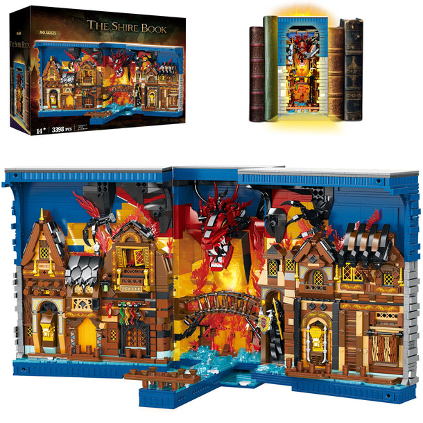 Book Nook Building with Light 66035 | 3398+ PCS