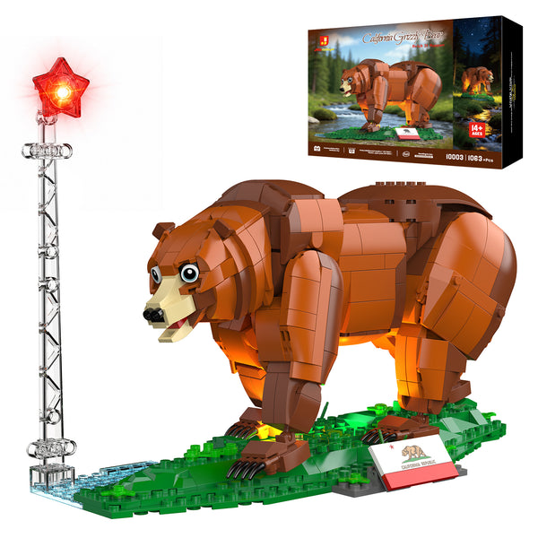 California Bear Flag Building sets for adults 10003 | 1060+ PCS