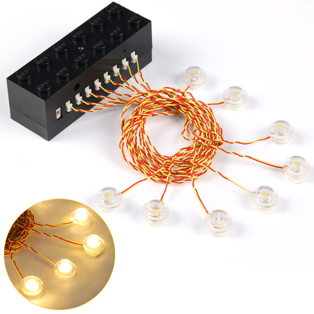 LED Light Kit JMB001 - 2x6 Light Up Bricks Compatible with Major Brands