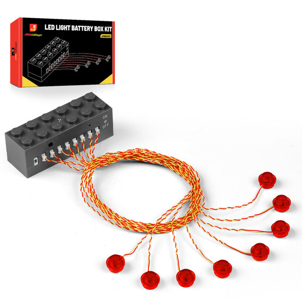 Red LED Light Kit Light-Sensing Bricks JMB003