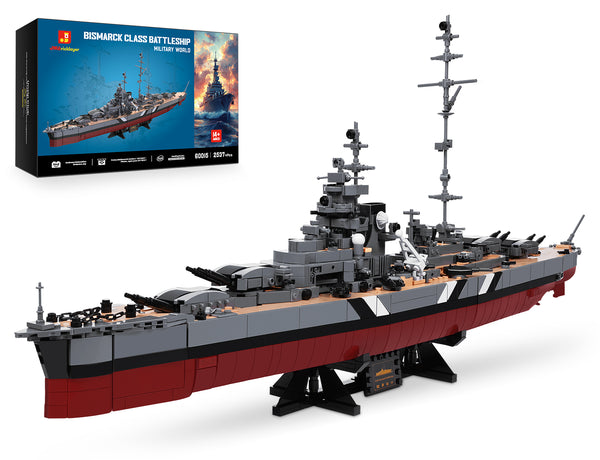 Bismarck Battleship 60015 | 2537+PCS | 1:300