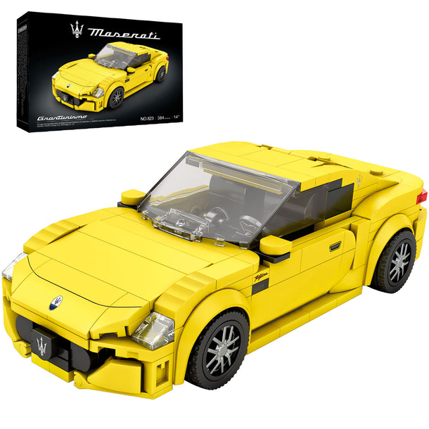Super Sports Car Building Blocks Yellow 823 | 384+ PCS