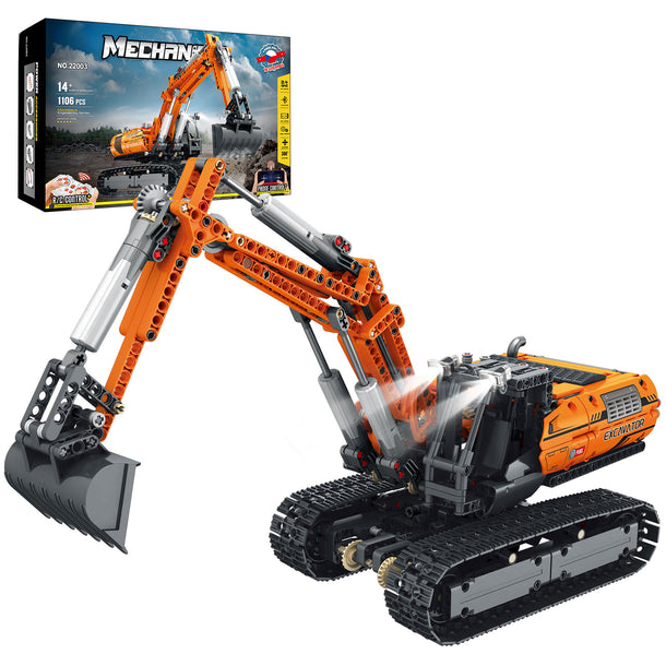 RC Excavator Building Blocks 22003 | 1106+ PCS