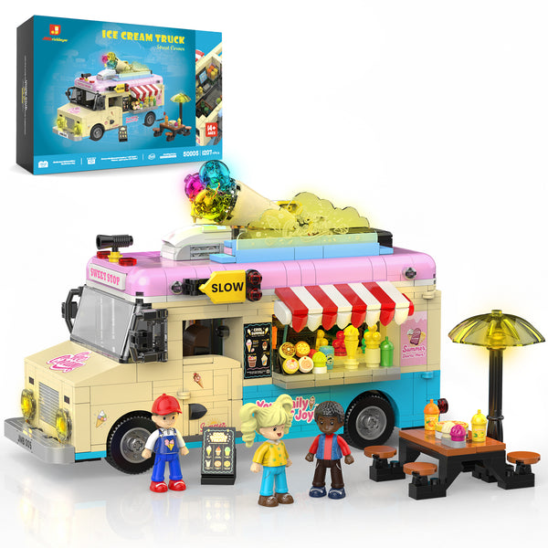 Ice Cream Truck Building Set 50005 | 1207+ Pcs
