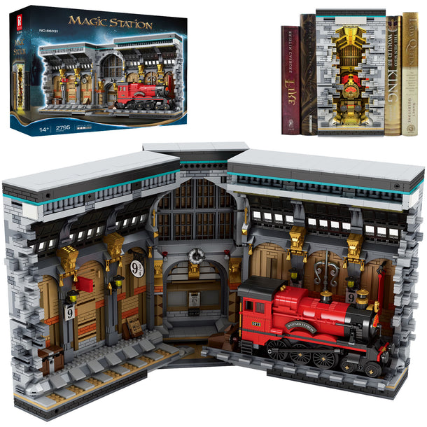 Magic Train Booknook Building Set 66031 | 2795+ PCS