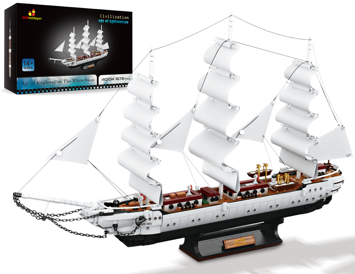 The White Swan Ship 40104 | 1672 + PCS