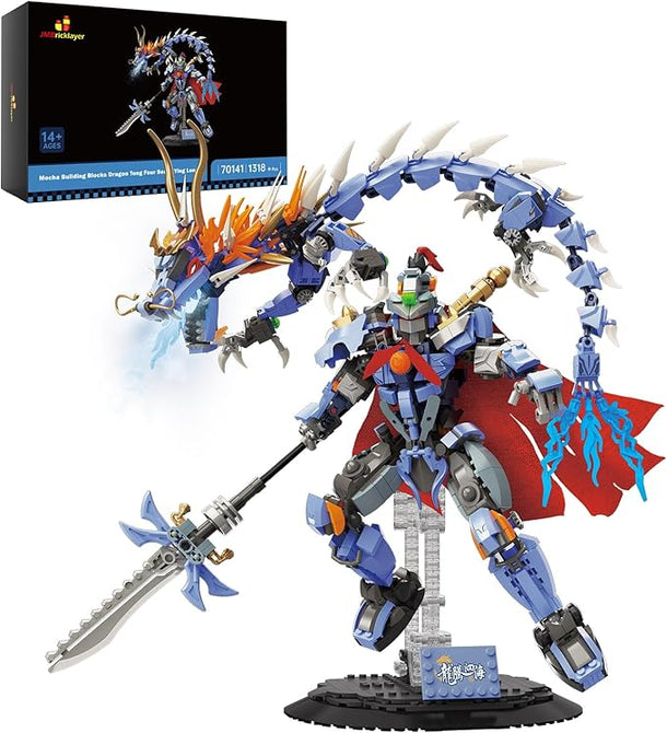 JMBricklayer Mechanical Dragon Building Set for Adults 70141 | 1318 + PCS