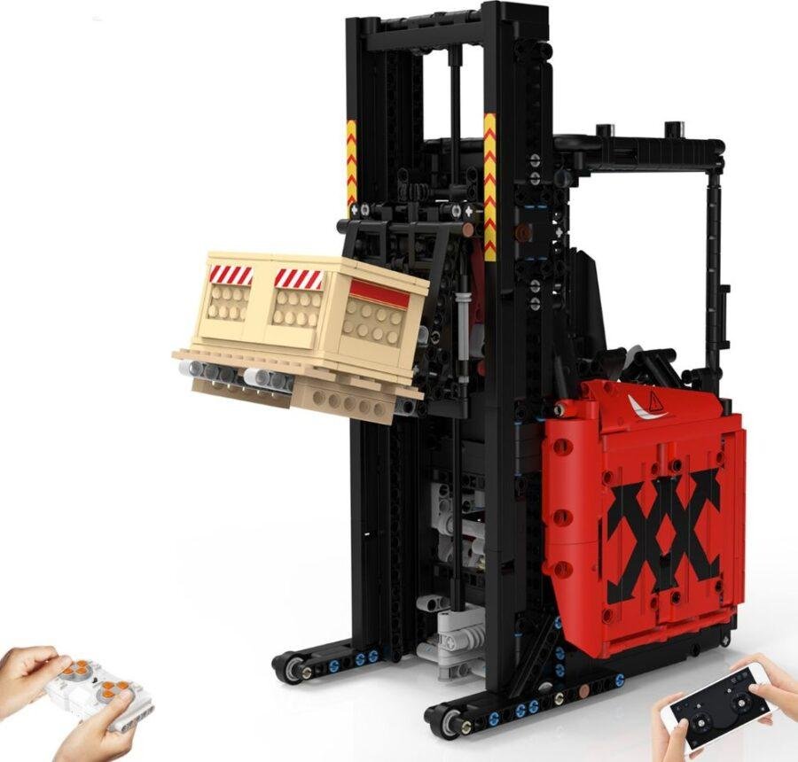 JMB building block kit construction vehicle RC Forklift 61109 - product page - main img 01