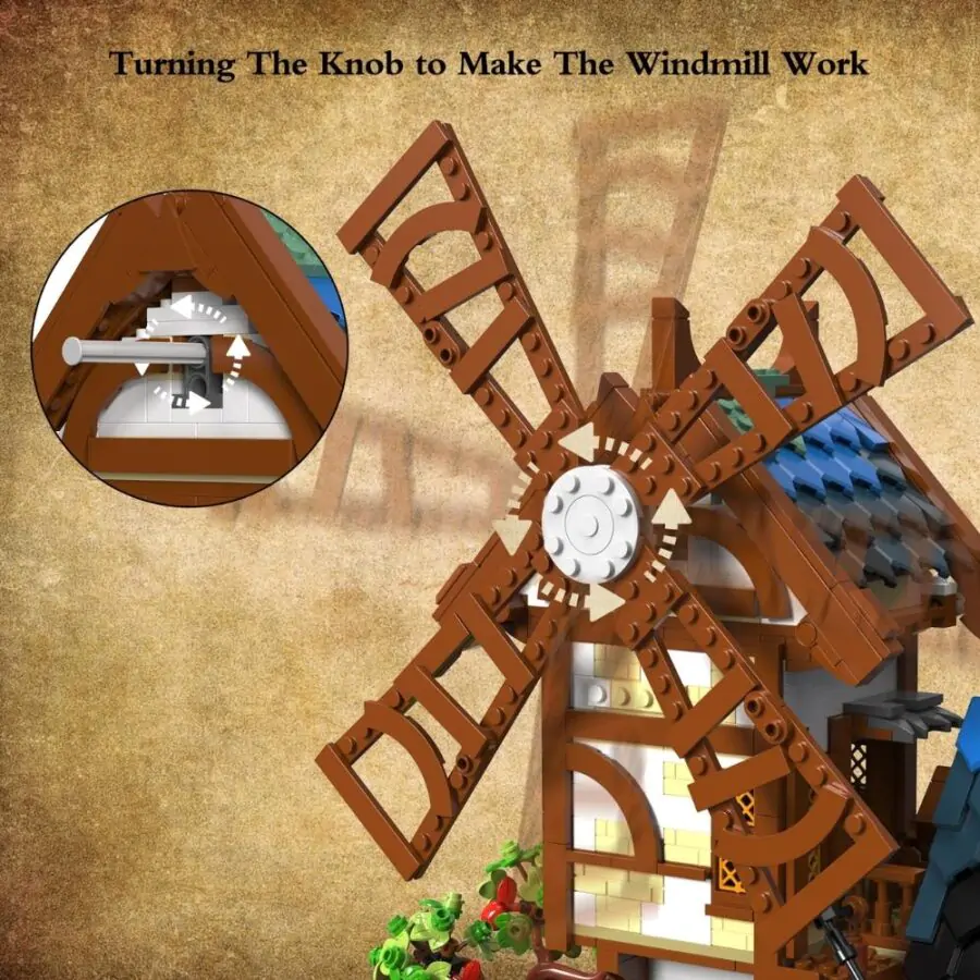 Medieval Windmill House 30103 - JMBricklayer JMB img 1