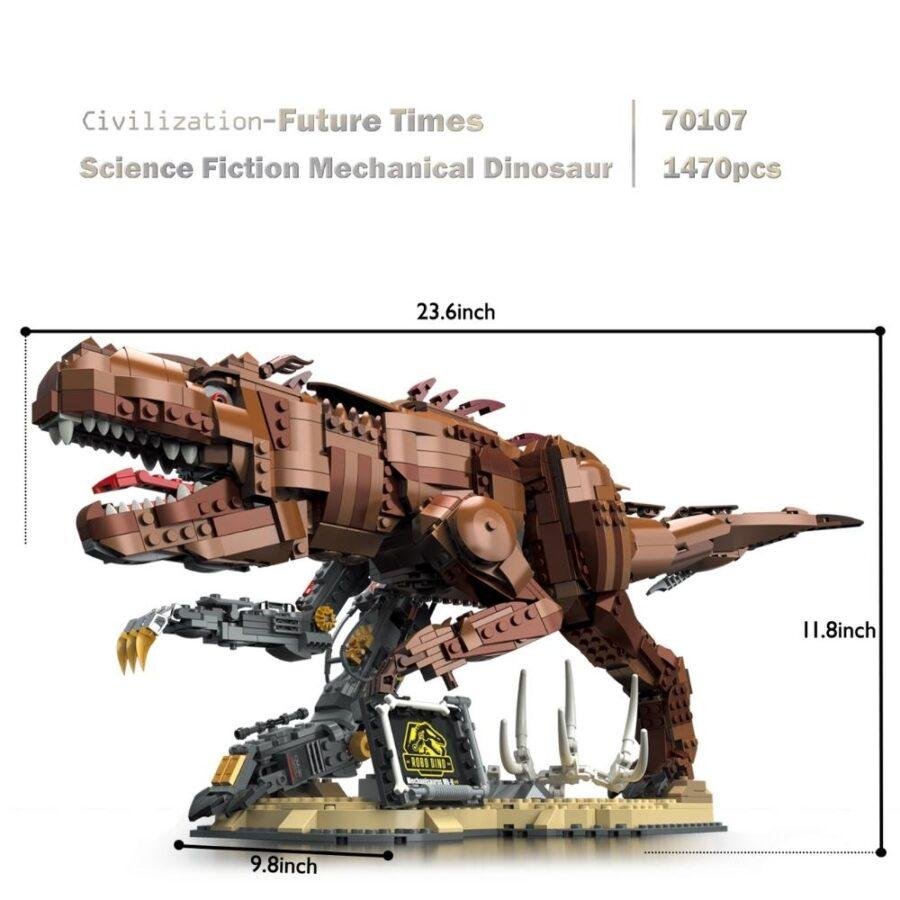 T-Rex Dinosaur 70107 - JMBricklayer JMB -IMG 2