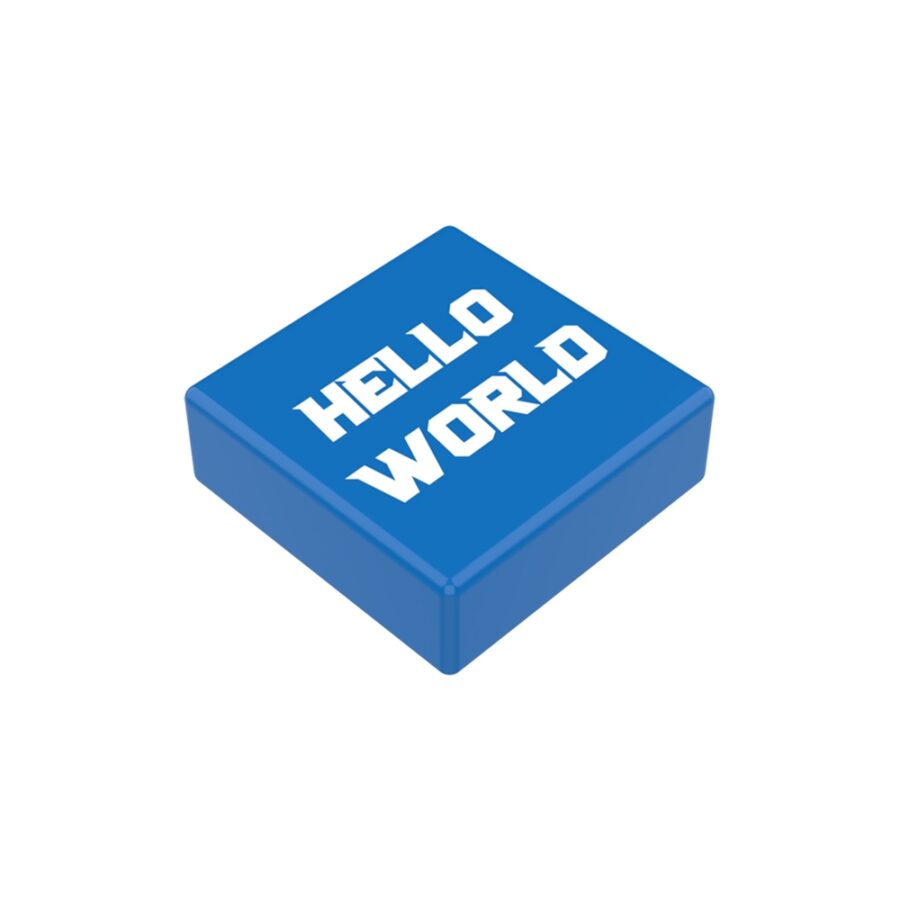 JMBricklayer JMB-Tile 1x1-Custom Printing Text Display