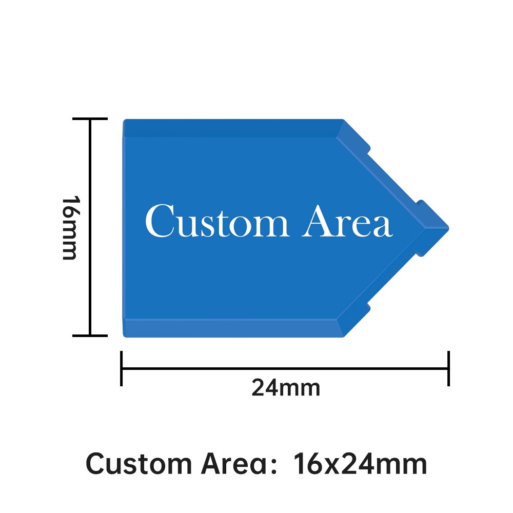 JMBricklayer-JMB-Tile 2x3 Pentagonal-Custom Printing Custom Area Display