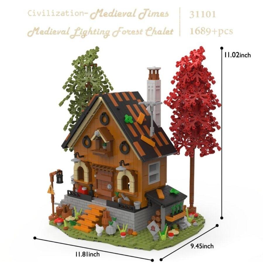 JMBricklayer JMB Forest Chalet 31101 building block toys - products IMG 3