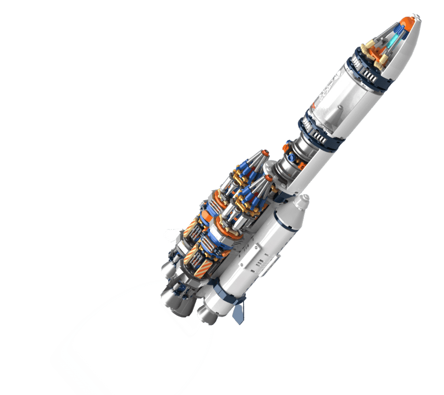 Space Series Giveaway - prize Dawn V Rocket 70110 -1