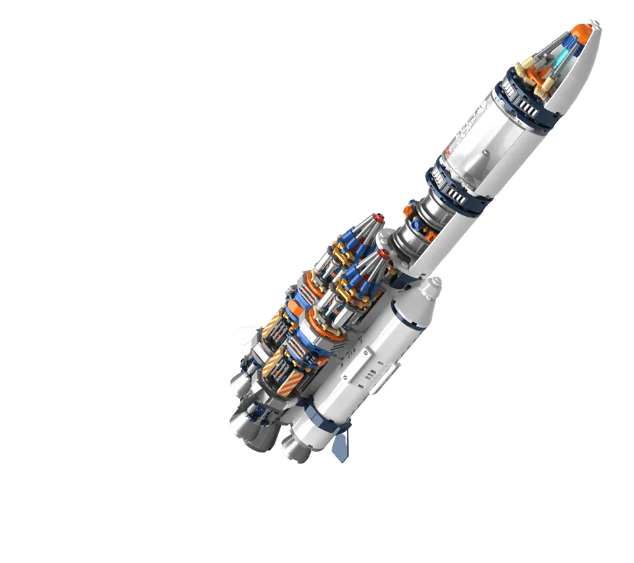 Space Series Giveaway - prize Dawn V Rocket 70110 -1
