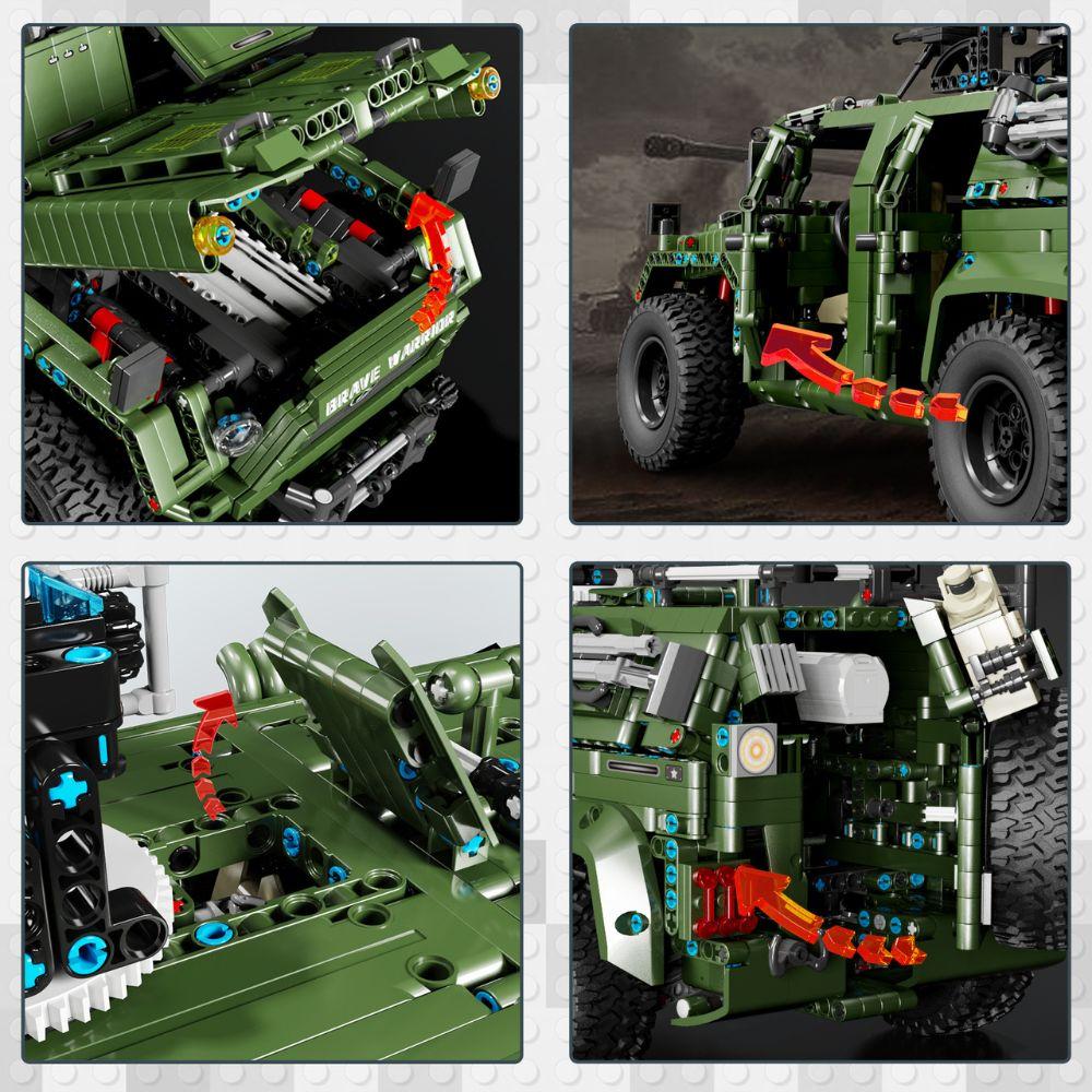 JMBricklayer JMB 1-8 Warrior Off-Road 61508 LEGO compatibility brick set , product page 4