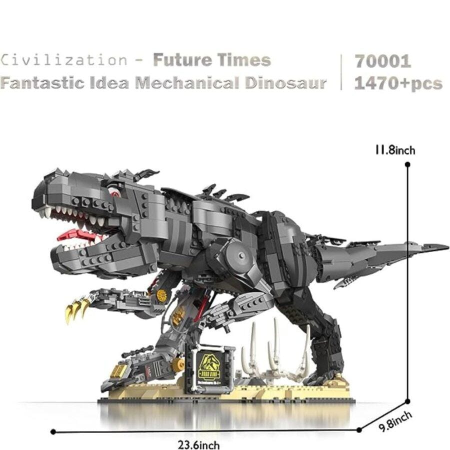 JMBricklayer T-Rex Dinosaur 70001 (Enhanced Version) brick set toy - img 2