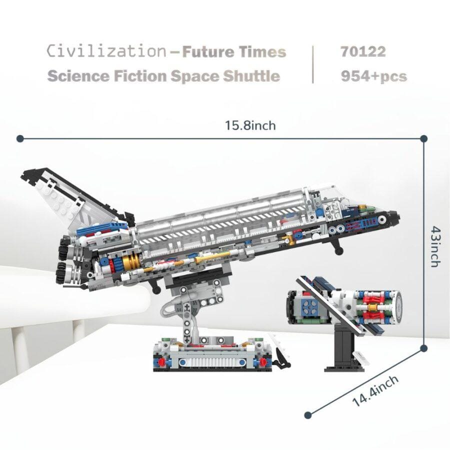 JMBricklayer lego-compatible brick set toy - Space Shuttle 70122 product IMG 1