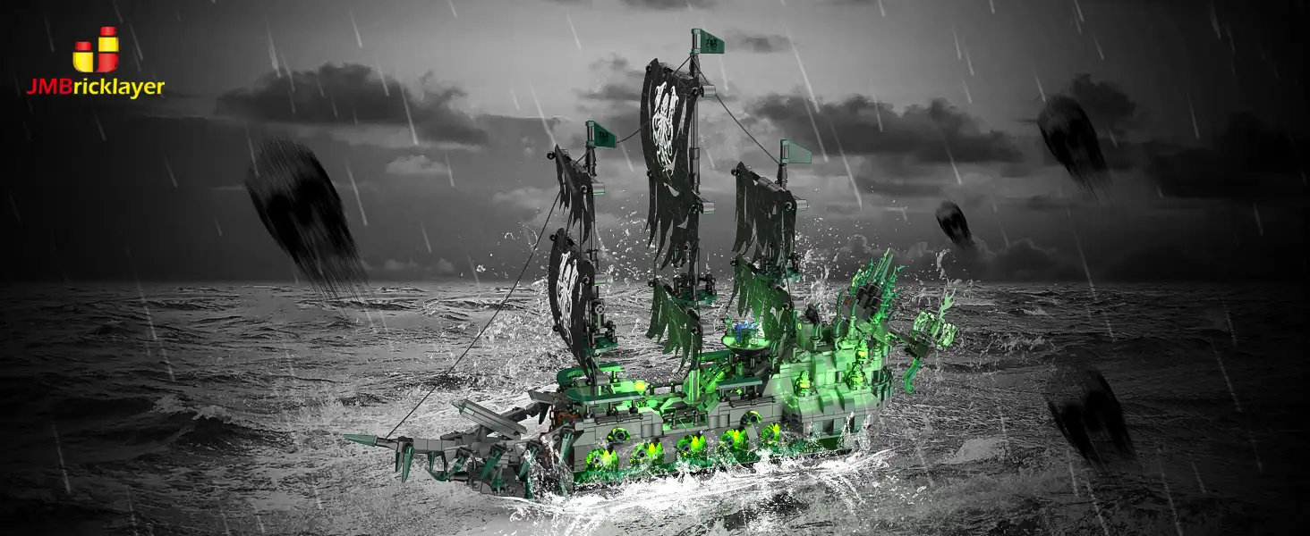 Ghost Ship The Flying Dutchman 40001 - JMBricklayer Building