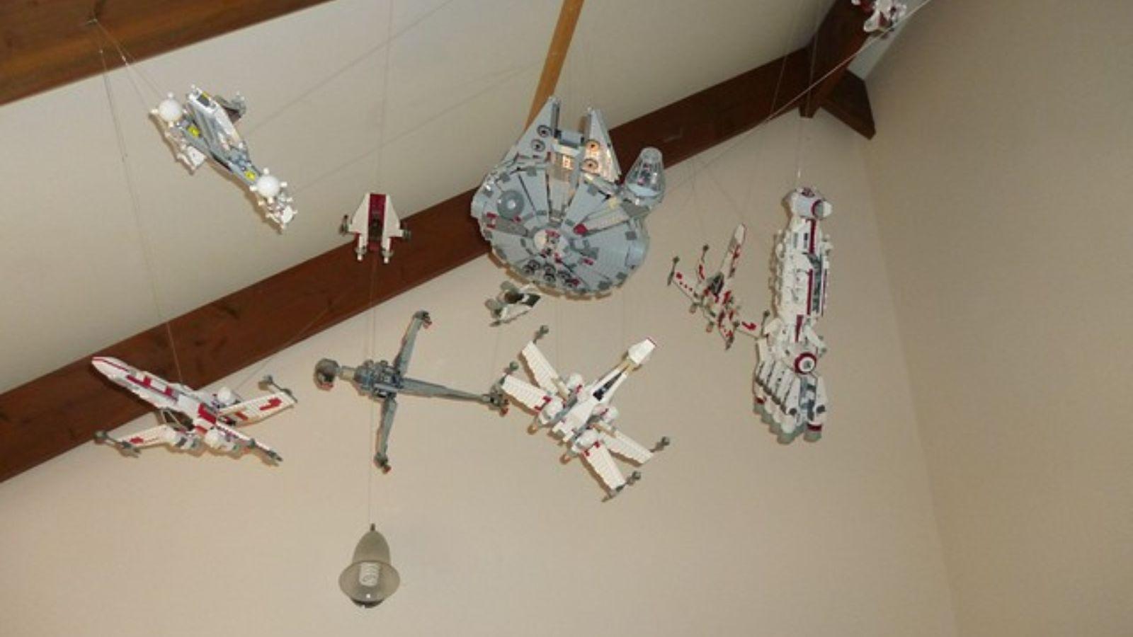 JMBricklayer JMB- Best Lego Display Ideas- Ceiling Mount