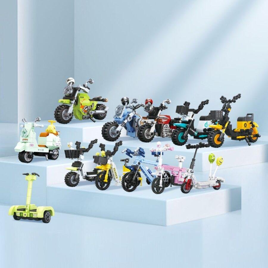 JMBricklayer Mini Motorcycle Set 20116 brick set toy - img 3