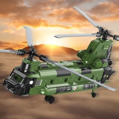 JMBricklayer CH-47 Chinook Helicopter 60002 Brick Toys Set IMG4