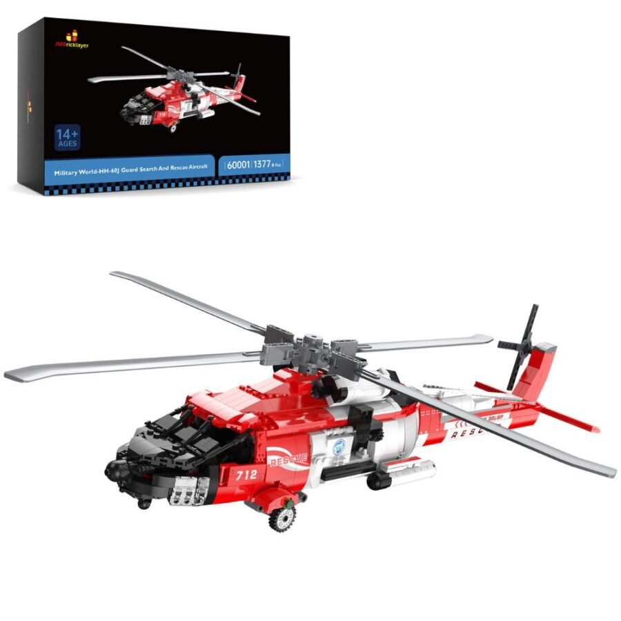 JMBricklayer HH-60J Guard Search And Rescue Aircraft 60001Brick Toys Set IMG1