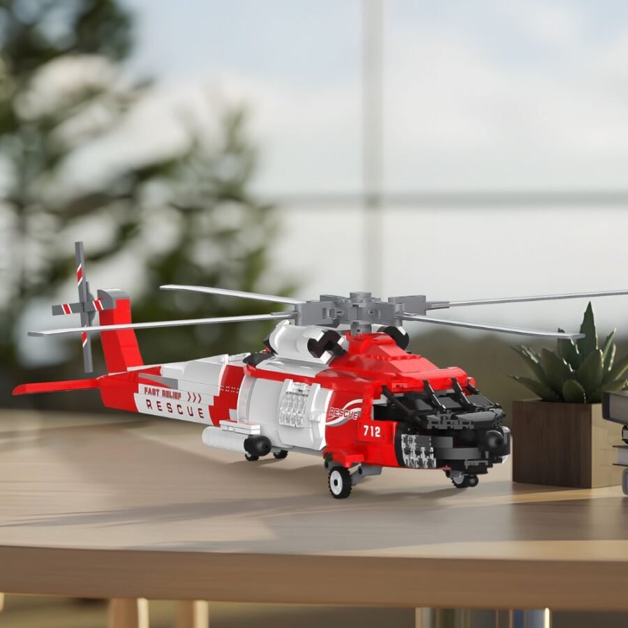 JMBricklayer HH-60J Guard Search And Rescue Aircraft 60001Brick Toys Set IMG3