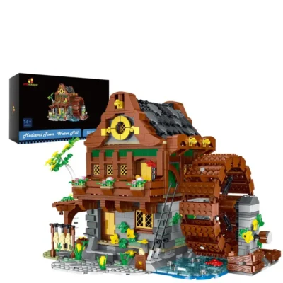 JMBricklayer Medieval Town -Water Mill 30110 Brick Toys Set IMG1
