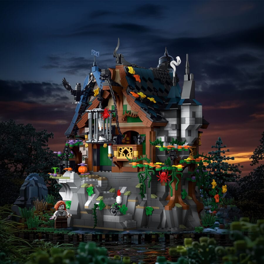 jmbricklayer Medieval Town Wizard’s Cabin 30117