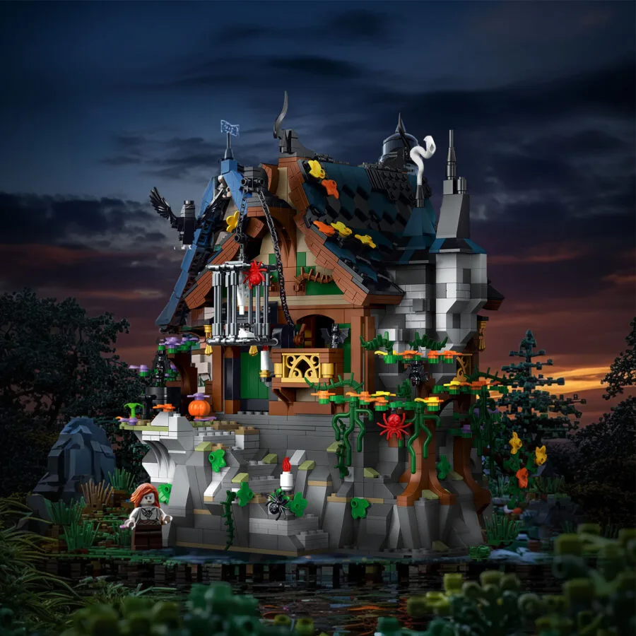 jmbricklayer Medieval Town Wizard’s Cabin 30117