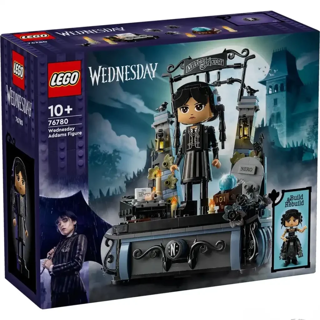 LEGO Wednesday Addams Figure 76780 package